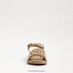 jp Sam Edelman 子供たち ヒイラギのサンダル ナチュラルリネン 4NFV0P1049 履物 - Image 3