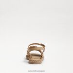 jp Sam Edelman 子供たち ヒイラギのサンダル ナチュラルリネン 4NFV0P1049 履物 - Image 5