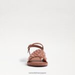 jp Sam Edelman 子供たち ヒイラギのサンダル ローズリネン 4NFV0P1050 履物 - Image 3