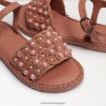jp Sam Edelman 子供たち ヒイラギのサンダル ローズリネン 4NFV0P1050 履物 - Image 7