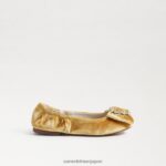 jp Sam Edelman 子供たち ファラ バレエ フラット サフランベルベット 4NFV0P1056 履物 - Image 2