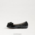 jp Sam Edelman 子供たち ファラ バレエ フラット ブラックベルベット 4NFV0P1055 履物 - Image 4