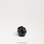 jp Sam Edelman 子供たち ファラ バレエ フラット ブラックベルベット 4NFV0P1055 履物 - Image 5