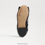jp Sam Edelman 子供たち ファラ バレエ フラット ブラックベルベット 4NFV0P1055 履物 - Image 6