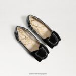 jp Sam Edelman 子供たち ファラ バレエ フラット ブラックベルベット 4NFV0P1055 履物 - Image 7