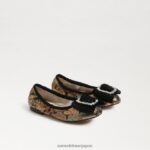 jp Sam Edelman 子供たち ファラ バレエ フラット ブロンズマルチ 4NFV0P1057 履物
