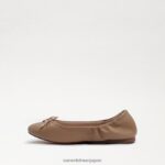 jp Sam Edelman 子供たち フェリシア バレエ フラット クラシックなヌードレザー 4NFV0P987 履物 - Image 4