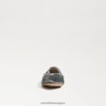 jp Sam Edelman 子供たち フェリシア バレエ フラット スモーキーブルーベルベット 4NFV0P982 履物 - Image 3