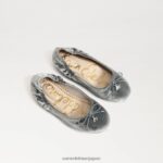jp Sam Edelman 子供たち フェリシア バレエ フラット スモーキーブルーベルベット 4NFV0P982 履物 - Image 7