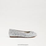 jp Sam Edelman 子供たち フェリシア バレエ フラット ソフトシルバー 4NFV0P997 履物 - Image 2