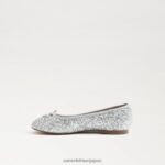 jp Sam Edelman 子供たち フェリシア バレエ フラット ソフトシルバー 4NFV0P997 履物 - Image 4