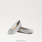 jp Sam Edelman 子供たち フェリシア バレエ フラット ソフトシルバー 4NFV0P997 履物 - Image 7