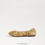 jp Sam Edelman 子供たち フェリシア バレエ フラット ターメリック 4NFV0P983 履物 - Image 4