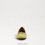 jp Sam Edelman 子供たち フェリシア バレエ フラット バターイエローの革 4NFV0P992 履物 - Image 3