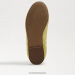 jp Sam Edelman 子供たち フェリシア バレエ フラット バターイエローの革 4NFV0P992 履物 - Image 6