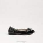 jp Sam Edelman 子供たち フェリシア バレエ フラット ブラックパテント 4NFV0P998 履物 - Image 2