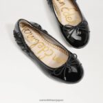 jp Sam Edelman 子供たち フェリシア バレエ フラット ブラックパテント 4NFV0P998 履物 - Image 7