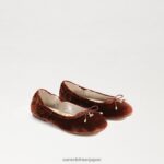 jp Sam Edelman 子供たち フェリシア バレエ フラット 茶色 4NFV0P985 履物