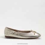 jp Sam Edelman 子供たち フェリシア バレエ フラット 金箔革 4NFV0P993 履物 - Image 2