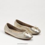 jp Sam Edelman 子供たち フェリシア バレエ フラット 金箔革 4NFV0P993 履物
