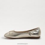 jp Sam Edelman 子供たち フェリシア バレエ フラット 金箔革 4NFV0P993 履物 - Image 4