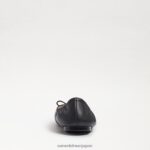 jp Sam Edelman 子供たち フェリシア バレエ フラット 黒い革 4NFV0P988 履物 - Image 5