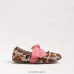 jp Sam Edelman 子供たち フェリシティ バレエ フラット アイボリー/タン キリン 4NFV0P1023 履物 - Image 2