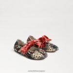 jp Sam Edelman 子供たち フェリシティ バレエ フラット アイボリー/オレンジ 4NFV0P1021 履物