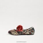 jp Sam Edelman 子供たち フェリシティ バレエ フラット アイボリー/オレンジ 4NFV0P1021 履物 - Image 4