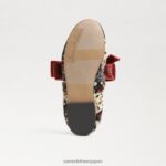 jp Sam Edelman 子供たち フェリシティ バレエ フラット アイボリー/オレンジ 4NFV0P1021 履物 - Image 6