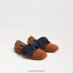 jp Sam Edelman 子供たち フェリシティ バレエ フラット マスタード/ネイビー 4NFV0P1020 履物