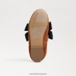 jp Sam Edelman 子供たち フェリシティ バレエ フラット マスタード/ネイビー 4NFV0P1020 履物 - Image 6