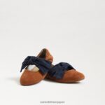 jp Sam Edelman 子供たち フェリシティ バレエ フラット マスタード/ネイビー 4NFV0P1020 履物 - Image 7