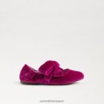 jp Sam Edelman 子供たち フェリシティ バレエ フラット ラズベリーベルベット 4NFV0P1022 履物 - Image 2
