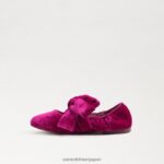 jp Sam Edelman 子供たち フェリシティ バレエ フラット ラズベリーベルベット 4NFV0P1022 履物 - Image 4