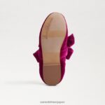 jp Sam Edelman 子供たち フェリシティ バレエ フラット ラズベリーベルベット 4NFV0P1022 履物 - Image 6