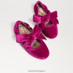 jp Sam Edelman 子供たち フェリシティ バレエ フラット ラズベリーベルベット 4NFV0P1022 履物 - Image 7