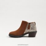 jp Sam Edelman 子供たち プライスアンクルブーツ フロンティアブラウン 4NFV0P1004 履物 - Image 4