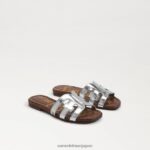 jp Sam Edelman 子供たち ベイスライドサンダル ソフトシルバー 4NFV0P888 履物