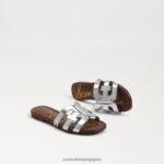jp Sam Edelman 子供たち ベイスライドサンダル ソフトシルバー 4NFV0P888 履物 - Image 7