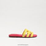 jp Sam Edelman 子供たち ベイスライドサンダル ミモザイエロー/ウルトラフューシャ 4NFV0P886 履物 - Image 2