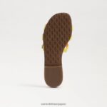 jp Sam Edelman 子供たち ベイスライドサンダル ミモザイエロー/ウルトラフューシャ 4NFV0P886 履物 - Image 6