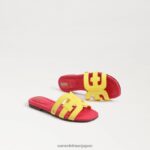 jp Sam Edelman 子供たち ベイスライドサンダル ミモザイエロー/ウルトラフューシャ 4NFV0P886 履物 - Image 7