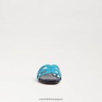 jp Sam Edelman 子供たち ベイスライドサンダル ミロスブルー/ハドソンネイビー 4NFV0P884 履物 - Image 3