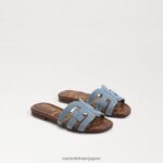 jp Sam Edelman 子供たち ベイスライドサンダル モントローズブルー 4NFV0P885 履物