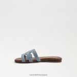 jp Sam Edelman 子供たち ベイスライドサンダル モントローズブルー 4NFV0P885 履物 - Image 4