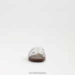 jp Sam Edelman 子供たち ベイスライドサンダル 明るい白色 4NFV0P890 履物 - Image 3