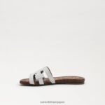 jp Sam Edelman 子供たち ベイスライドサンダル 明るい白色 4NFV0P890 履物 - Image 4