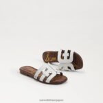 jp Sam Edelman 子供たち ベイスライドサンダル 明るい白色 4NFV0P890 履物 - Image 7