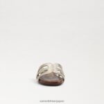 jp Sam Edelman 子供たち ベイスライドサンダル 溶けた金 4NFV0P889 履物 - Image 3